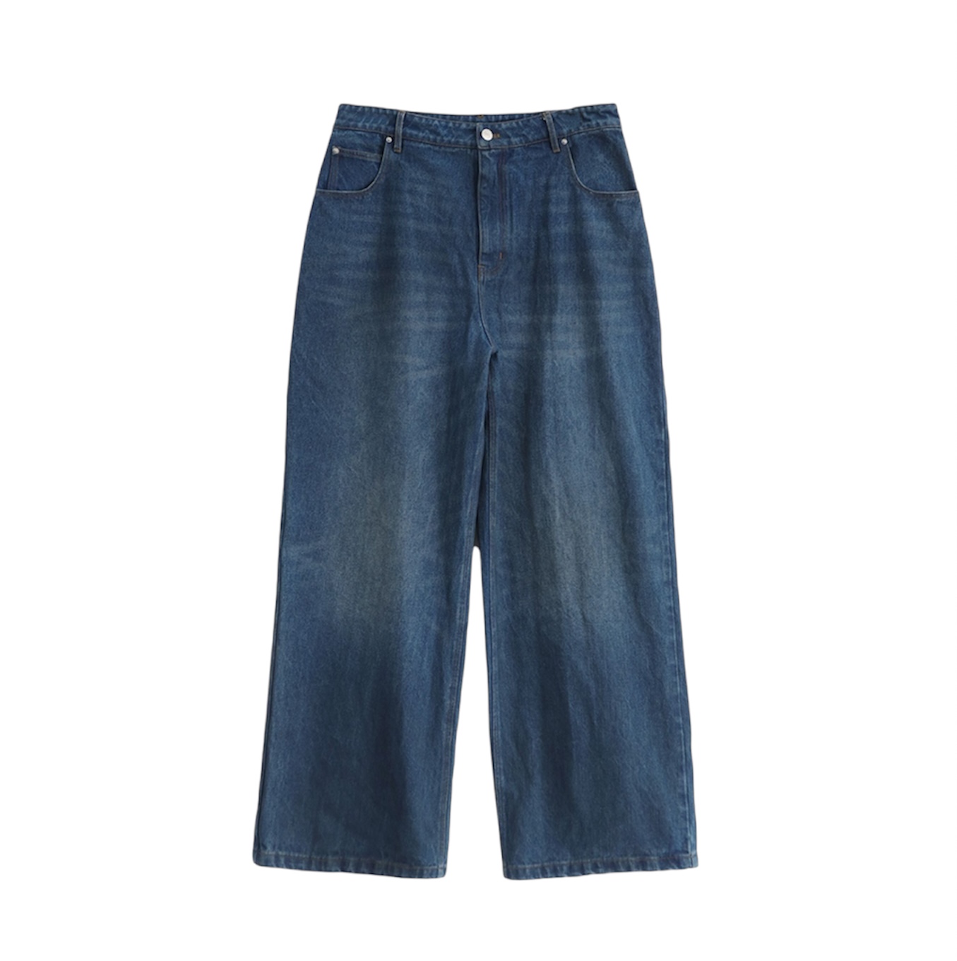 Navy Baggy Denim