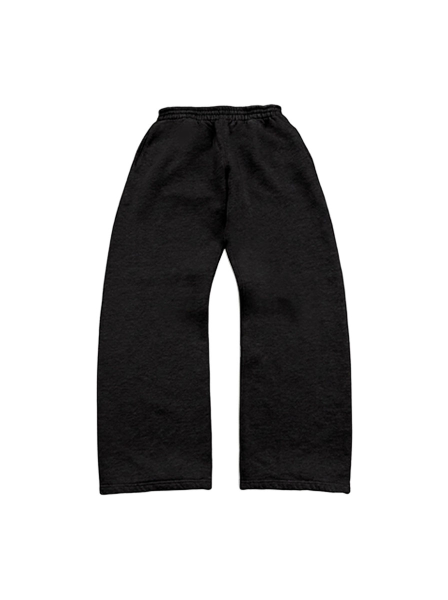 Jet-Black Mega Sweatpants