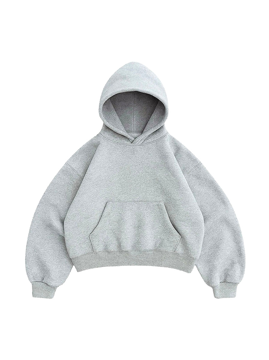 Heather Grey Mega Hoodie