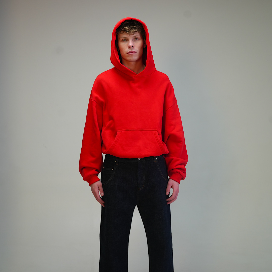 Racing Red Mega Hoodie — view 3